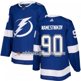 Tampa Bay Lightning Dresy Vladislav Namestnikov 90 Adidas 2017-2018 Modrá Authentic - Pánské